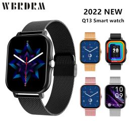 Contrôle en gros Q13 Smart Watch 2022 New Men Women Women Sports Smartwatch 1,69 pouces Poard de fréquence cardiaque