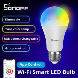 Contrôle en gros Sonoff B05BLA60 LED Bulb Dimbing WiFi Smart Fights 220V240V Remote Control Empulb fonctionne avec Alexa
