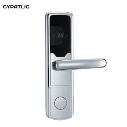 Contrôle en gros de zinc alliage intelligent sans clé numérique numérique RFID lecteur de carte RFID Hotel Rf Door Lock