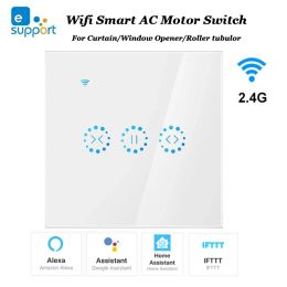 Contrôle WiFi Ewelink Smart Curtain Windo Opender Switter AC Contrôleur de moteur Alexa Home Assistant Google Set Open Ratio