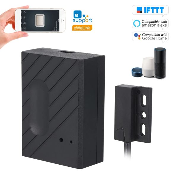 Contrôle WiFi Smart Switch Garage Door Contrôleur Compatible Garage Door Overner Smart Phone Remote Control Control application 