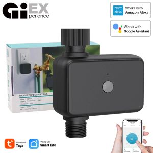 Contrôle WiFi Watering Timer IP55 Automatique Irrigation Irrigation Garden Controller Controller Valve Google Assistant Smart Home, Alexa Bluetooth