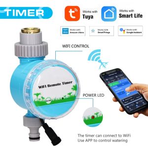 Contrôle WiFi Wireless Garden Water Timer Smart Téléteopro télécommande Home Greenhouse Outdoor Irrigation Automatic Kit Build Gateway