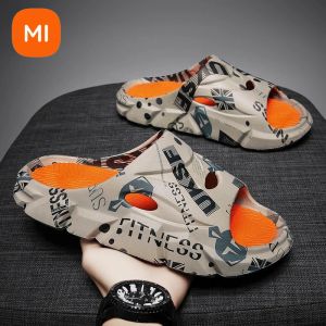 Contrôle Xiaomi coopératif nouveau Style pantoufles hommes sandales mode d'été fond épais antidérapant Slipon décontracté Camouflage chaussures de plage