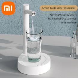 Controle Xiaomi Elektrische Water Gallon Pomp Automatische Fles Pomp Dispenser Desktop X115 Oplaadbare Waterpomp Dispenser Met Standaard