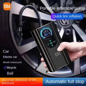 Contrôle XIAOMI Pompe de gonflage 12V Compresseur d'air de voiture portable pour motos Vélo Bateau Pneu Gonfleur Pompe à air gonflable automatique numérique