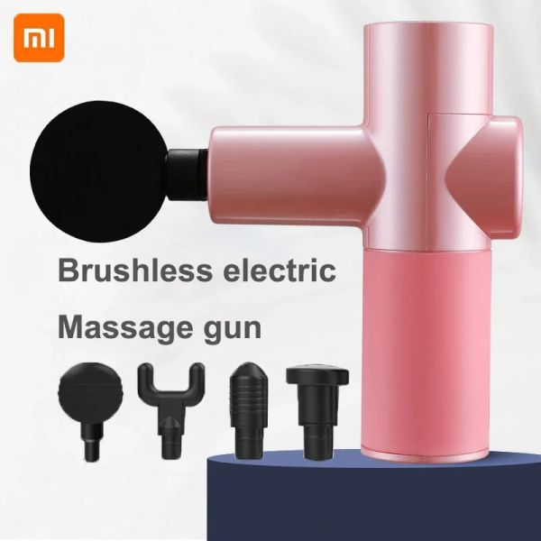 Contrôle xiaomi massage pistolet intelligent électrique fascial vibration masseur de vibration sans balais