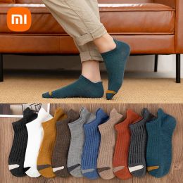 Controle Xiaomi heren katoenen sokken casual boot sokken lowwaist sweatabsorbent ademende comfortabele dodelijke antislip mannen korte sokken
