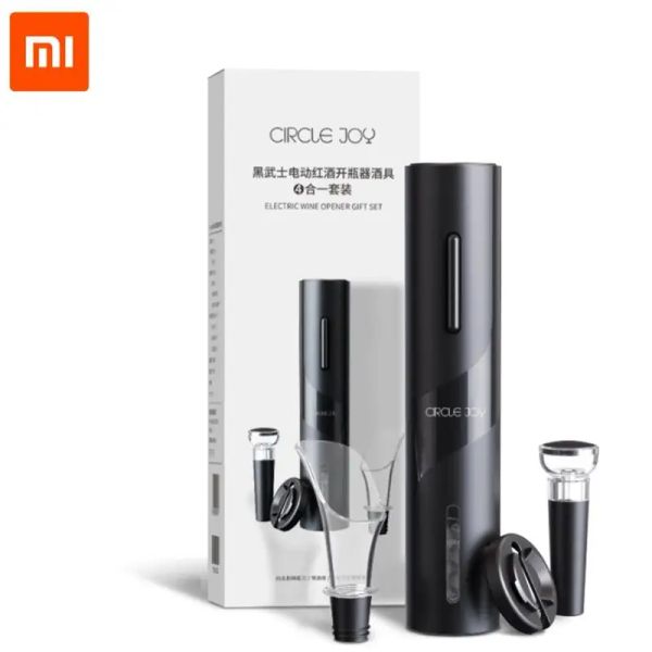 Contrôle Xiaomi mijia 4 en 1 Circle Joy Samurai ouvre-bouteille électrique ensemble tire-bouchon automatique vin rouge accessoires de cuisine outils