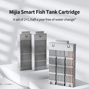 Contrôle Xiaomi Mijia ensemble de cartouches filtrantes pour réservoir de poissons Filtration biochimique physique d'aquarium/tige chauffante 50W température constante intelligente