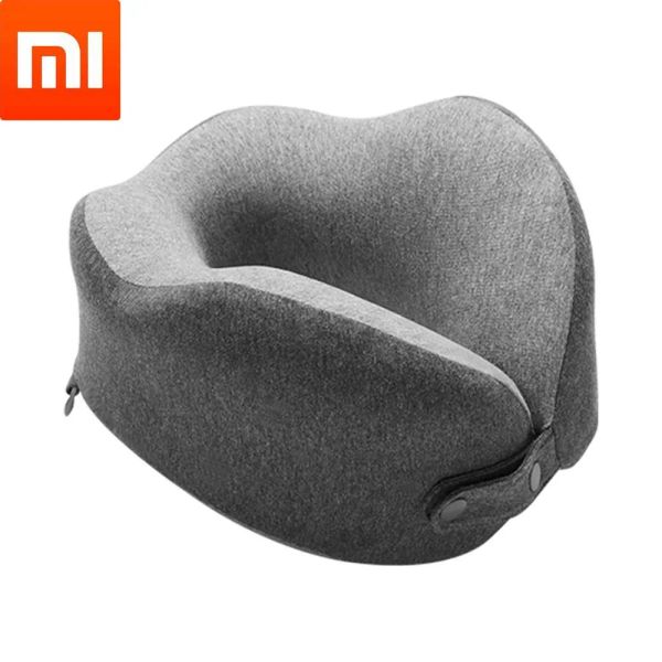 Contrôle Xiaomi Mijia Lefan U forme oreiller en mousse à mémoire de forme oreiller cervical voyage cou soutien espace voyage oreiller soins de santé literie