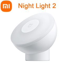 Contrôle Xiaomi Mijia veilleuse activée par le mouvement 2 luminosité réglable capteur de lumière infrarouge conception d'attraction magnétique