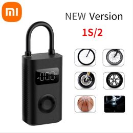 Controle Xiaomi Mijia Portable Electric AirCompressor 1S/2 Airpump Tyre Sensor MI opblaasbare schat voor motorfietscarsvoetbal