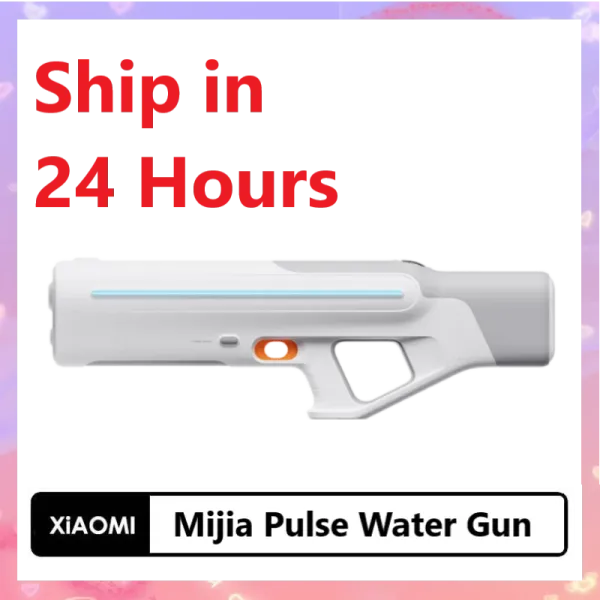 Contrôle Xiaomi Mijia Pulse Water Gun grande capacité 9m Gamme Trois Mode de tir Pun d'eau à haute pression Haute à pression pour les adultes au lutte