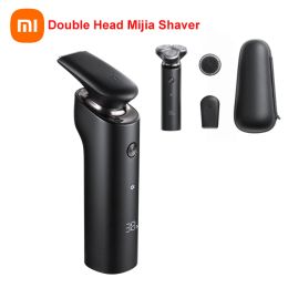 Contrôle Xiaomi Mijia S500C/ S500 rasoir électrique rasoir hommes barbe 3D tête sec humide rasage lavable Portable tondeuse à barbe nettoyage du visage
