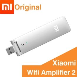 Contrôle Xiaomi mijia amplificateur de maison intelligente 2 répéteur WiFi sans fil 2 antenne d'extension de routeur réseau Wifi Repitidor Extender de Signal 2
