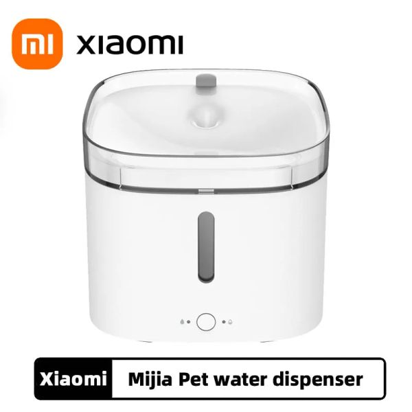 Control Xiaomi Mijia, dispensador de agua inteligente para mascotas, fuente para perros, gatos, mascotas, tazón alimentador de bebidas silencioso para la aplicación Xiaomi Mijia