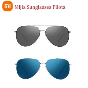 Contrôle Xiaomi Mijia lunettes de soleil Pilota pour hommes femmes UV400 résistant à l'huile HD Nylon lumière polarisée marque Design sport conduite lunettes de soleil