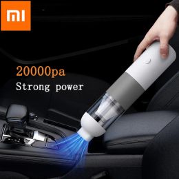 Control Xiaomi Mijia limpiador de aire inalámbrico de mano para coche 20000PA aspiradora doméstica de doble propósito aspiradora inalámbrica