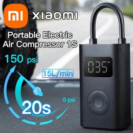 Control Xiaomi Compresor de aire eléctrico portátil 1S Smart Home Air Bomba para neumáticos y bolas