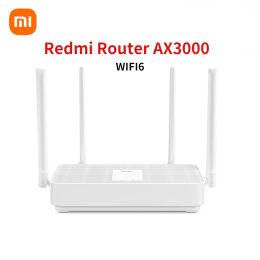 Contrôle Xiaomi Redmi routeur AX3000 Wifi6 Mesh WIFI Gigabit2.4G/5.0 GHz amplificateur de Signal sans fil double bande antenne à Gain élevé répéteur Wifi