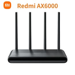 Contrôle Xiaomi Redmi routeur AX6000 5952Mbs WiFi6 512MB Quadcore CPU répéteur de maille amplificateur de réseau de Signal externe utilisation avec l'application Mihome