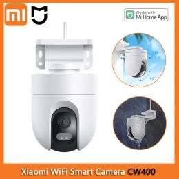 Contrôle xiaomi wifi caméra extérieure intelligente CW400 2.5k Ultra HD Vision nocturne pleine couleur intellige