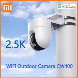 Contrôle xiaomi wifi caméra extérieure intelligente 2.5k ultra hd twoway discours en pleine couleur vision nocturne travail imperméable travail avec mi home