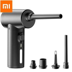 Control Xiaomi Wireless Air Duster 50000 RPM Pistola de soplado de polvo USB Soplador de aire comprimido Limpieza para computadora portátil Teclado Cámara