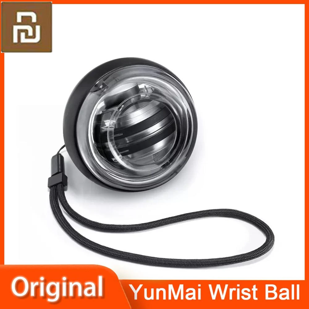 Contrôle Xiaomi Yunmai poignet balle Powerball LED Gyroball Spinner antistress jouet équipement de Fitness bras carpien exercice Muscle Power Ball