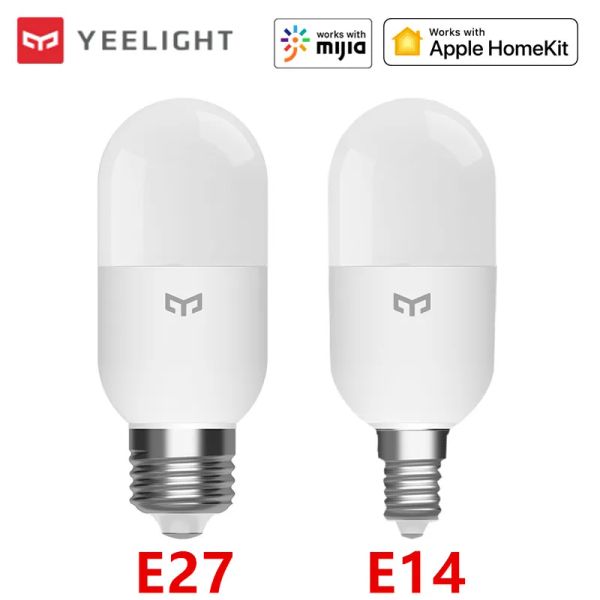 Contrôle Yeelight LED ampoule intelligente M2 Bluetooth Mesh Version E27 E14 lampe à intensité variable température de couleur APP contrôle travail pour Homekit MiHome