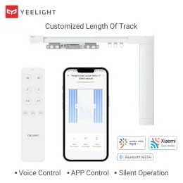 Control Yeelight, pista de cortina inteligente, sistema de Control de riel de cortina eléctrico de malla personalizado privado para Motor compatible con Wifi y Bluetooth