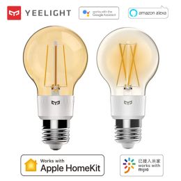 Control Yeelight Bombilla de filamento LED inteligente Luz retro Bombilla E27 Brillo Ajustable Ahorro de energía Trabajo en casa inteligente con Alexa Homekit