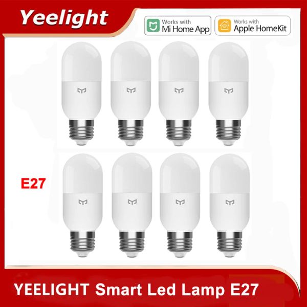 Contrôle la lampe à LEM intelligente YeeLight M2 Bluetooth Mesh E27 DIMBARE LUMIÈRE LAMBRE DE COULEUR DE COULEUR COMPORME D'APPLOS MI HomeKit
