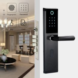 Contrôlez le verrouillage d'empreintes digitales biométriques SMART YOHEEN avec un mot de passe numérique RFID Key Electronic Smart Ringer Empreinte Porte de porte