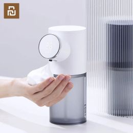 Controleer upin Automatische SOAP Dispenser USB oplaadbaar 320 ml Liquid Soap Dispensers Digitale display schuim Hand Sanitator Machine Home