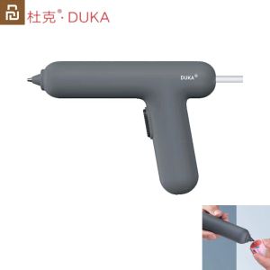 Contrôlez Youpin Duka Eg1 électrique sans fil à mouillage chaud à collecte de colle pistolet de chauffage rapide Protection de trop-plein mini outil de bricolage avec des bâtons de colle de 7 mm