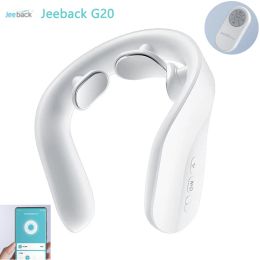 Contrôlez YouPin Jeeback G20 Smart Cervical Massager Tens Tens Pulse Chiropractic Neck Protector Electric Physiotherapy with Xiaomi Mihome App