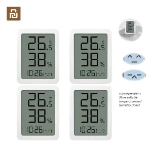 Control Youpin Miaomiaoce MMC Sensor de temperatura y humedad termómetro higrómetro pantalla Eink LCD pantalla Digital grande