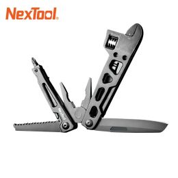 Control Youpin NexTool 9 en 1, llave multifunción, cuchillo, herramienta plegable, alicates multiusos, sierra de madera, destornillador ranurado, cortador de cocina