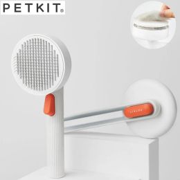 Controle Youpin PETKIT Kat Kam Hond Haarverwijderaar Massage Haarkam Hond Verzorging Haarbush Comfortabel Huisdier Schoonmaken Snelle Collectie