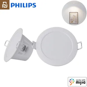 Control Youpin Philips Smart Downlight Zhirui Light 220V 30005700k Lámpara de techo de color ajustable Trabajo para la aplicación Mihome Control de largo alcance