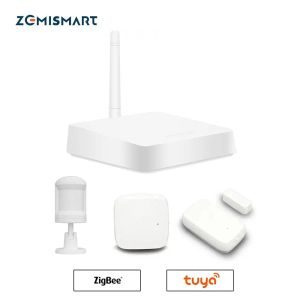Contrôler Zemismart Tuya Zigbee Smart Gateway Hub Smart Home Bridge Smart Life App Alexa Google Home Work with Security Sensor Switch
