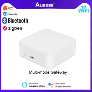 Contrôle Zigbee 3.0 Tuya Multimode passerelle intelligente Hub WiFi Bluetooth pont de maison intelligente télécommande pour la vie intelligente Alexa Google Home