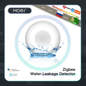 Contrôle ZigBee capteur d'inondation détecteur de fuite d'eau réservoir d'eau alerte complète système d'alarme de sécurité de débordement Tuya Smart App télécommande