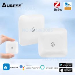 Contrôle le capteur de fuite d'eau zigbee Smart Home Smart Wireless Water Immersion Capteur Ewelink Approviste surveillance de la fuite d'eau Alarme du détecteur