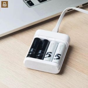 Control ZMI venta de paquete 4 unids/lote ZMI ZI7 ZI5 AAA AA 700 mAh 1800 mAh batería recargable NiMH batería Mihome H30