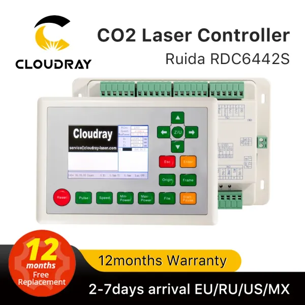 Contrôleur Cloudray Ruida Rd RDC6442G CO2 CONTRÔLEUR DSP laser pour la gravure laser et la machine de coupe RDC 6442 642G 6442S