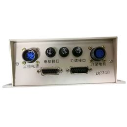 Caja de control del portaherramientas CNC del controlador, caja de conexiones de torreta eléctrica de máquina herramienta con cable de datos