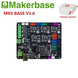 Contrôleur MKS BASE V1.6 pour imprimante 3D, carte mère, circuit intégré, compatible RAMPS1.4 Mega2560, accessoires électroniques de bricolage